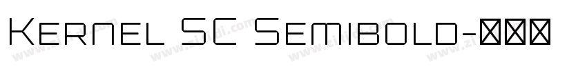 Kernel SC Semibold字体转换